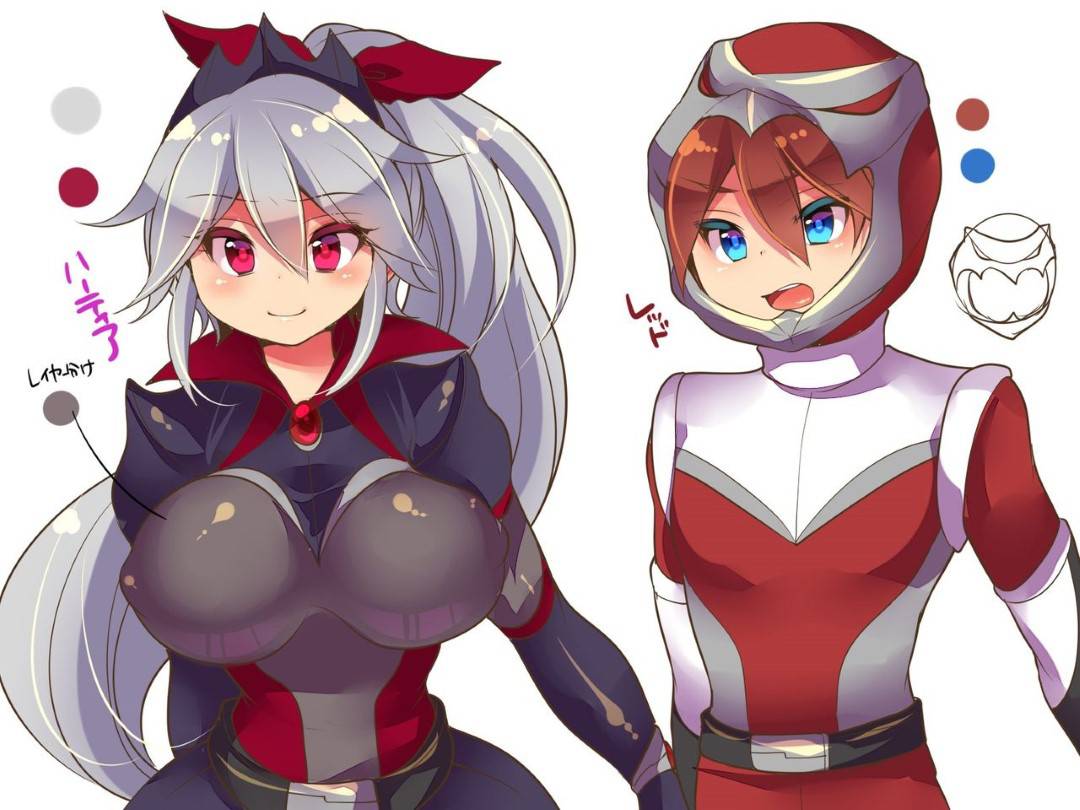 【エロ漫画】例え不可能だと言われようと勇気と絆で可能にする、それが俺達!聖装戦隊ブレイブハーツ!戦いを終え基地に帰りゆっくりしていると、イエローのお姉さんの様子がおかしくどうやら乗っ取られてしまい変態と変わっていった。処してジョーカーのオチンチンを勃起させ足コキを始めた!